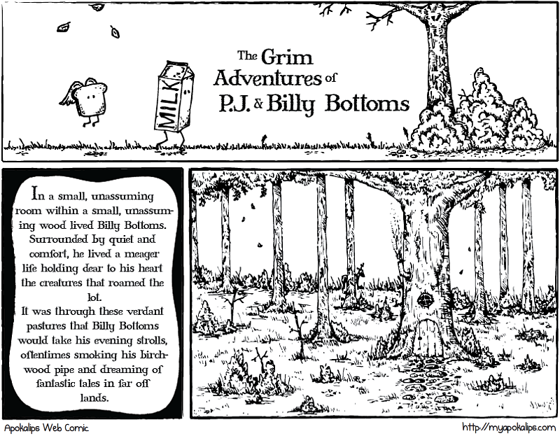 The ACTUAL start to the story. I have a few panels done, I'd be interested in feedback / ideas if anyone wants to email me (check the about page)
