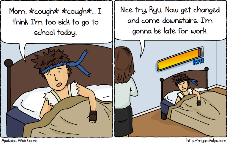 Happy Birthday, Mom. This is for all the times you had to wake me up for school. Although, I can't remember ever pretending I was sick. I was way too focused on attendance for some idiotic reason.