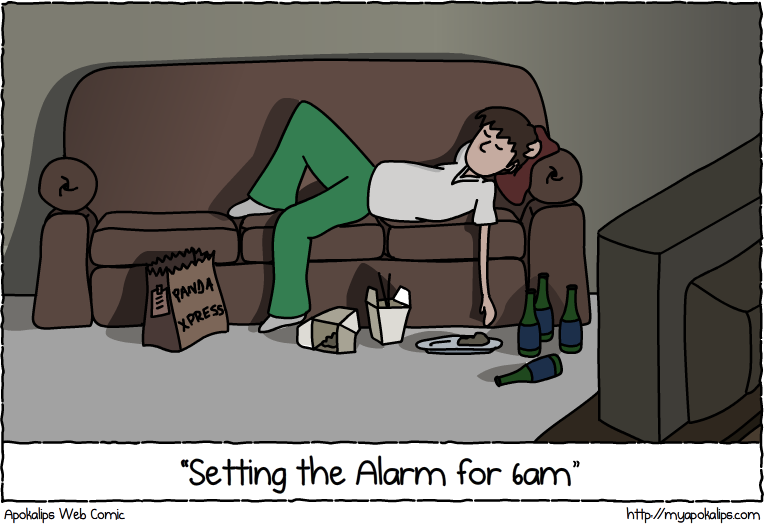 Finally, ya know? In all this time off from tooning I've learned a lot of new things: bread baking, ableton live 8, yoga, but nothing beats the comics. For the 4 of you reading still, I want to try to make these toons weirder.

Also, incidentally, I need to get up at 6 tomorrow. Unfortunately I gave up seamlessweb for January so I'm stuck eating all of this bread.